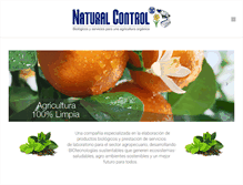 Tablet Screenshot of naturalcontrol.com.co